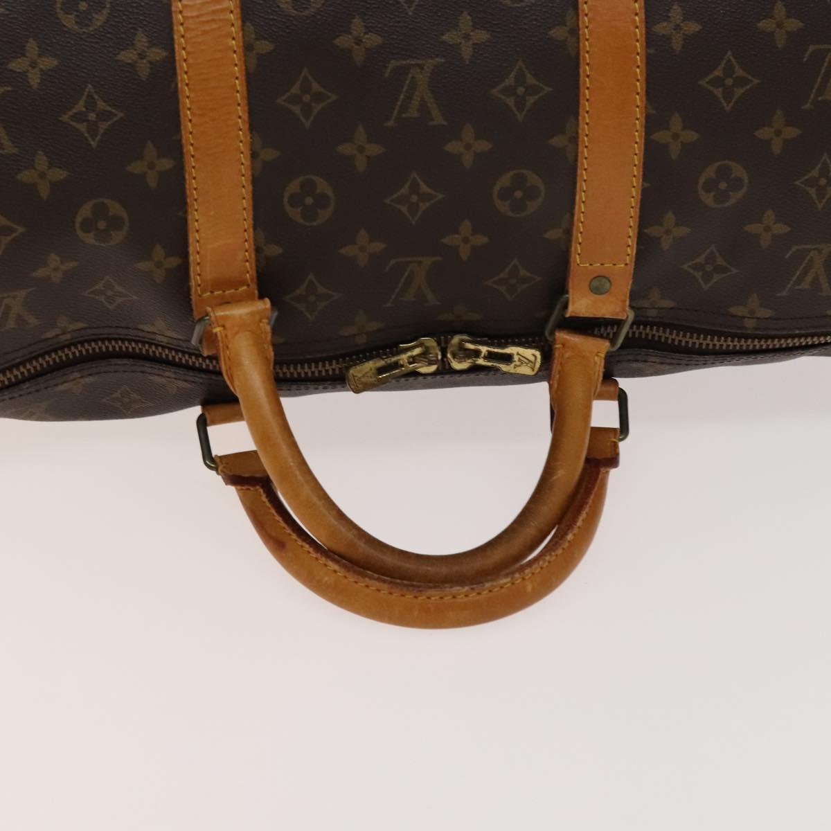 LOUIS VUITTON Monogram Keepall 60 Boston Bag M41422 LV Auth 137784