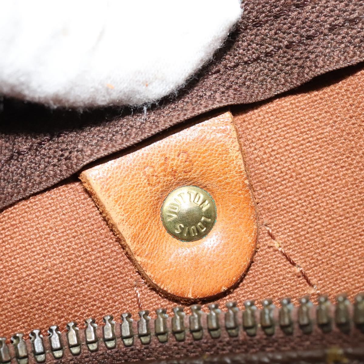 LOUIS VUITTON Monogram Speedy 30 Hand Bag M41526 LV Auth 137785