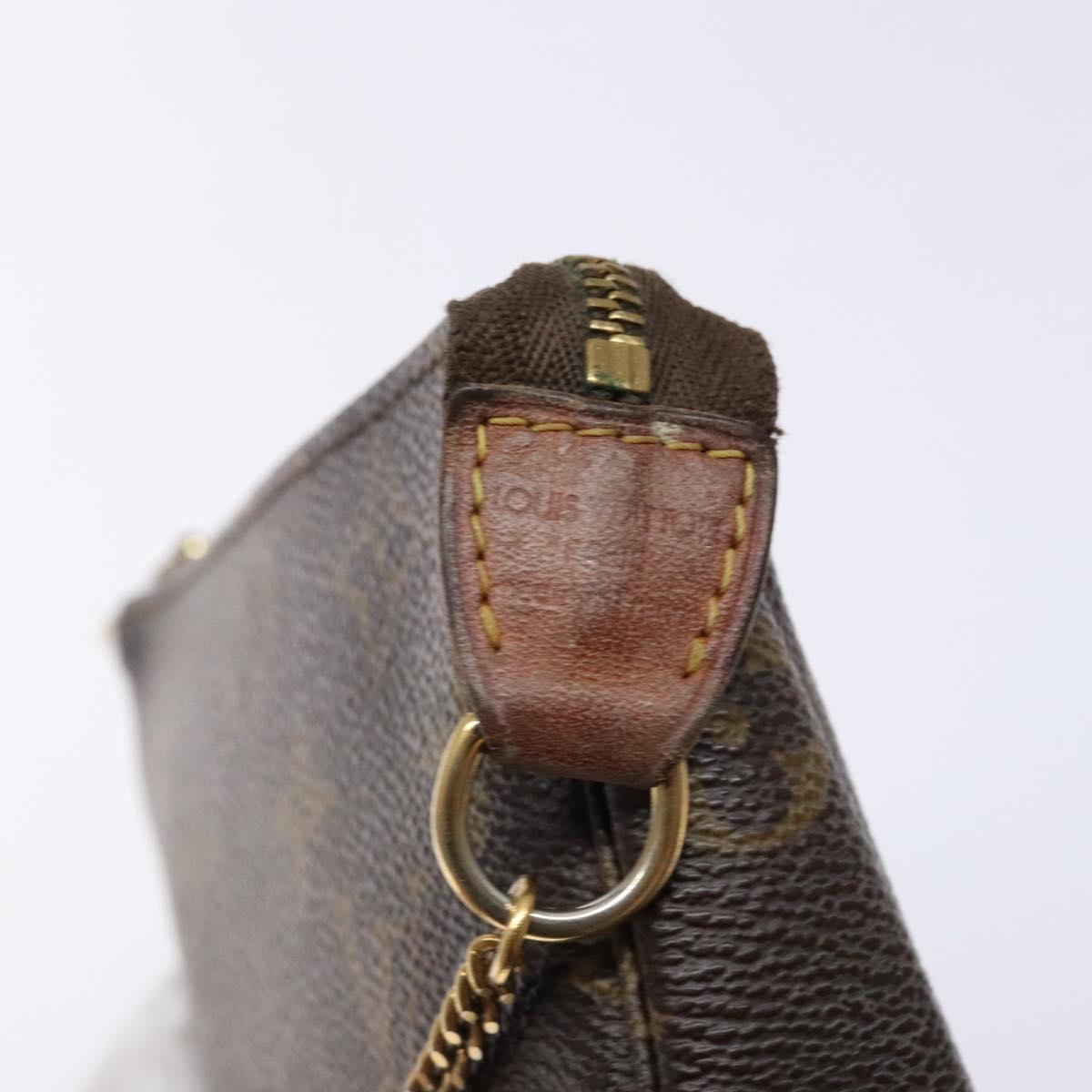 LOUIS VUITTON Monogram Mini Pochette Accessoires Pouch M58009 LV Auth 137805