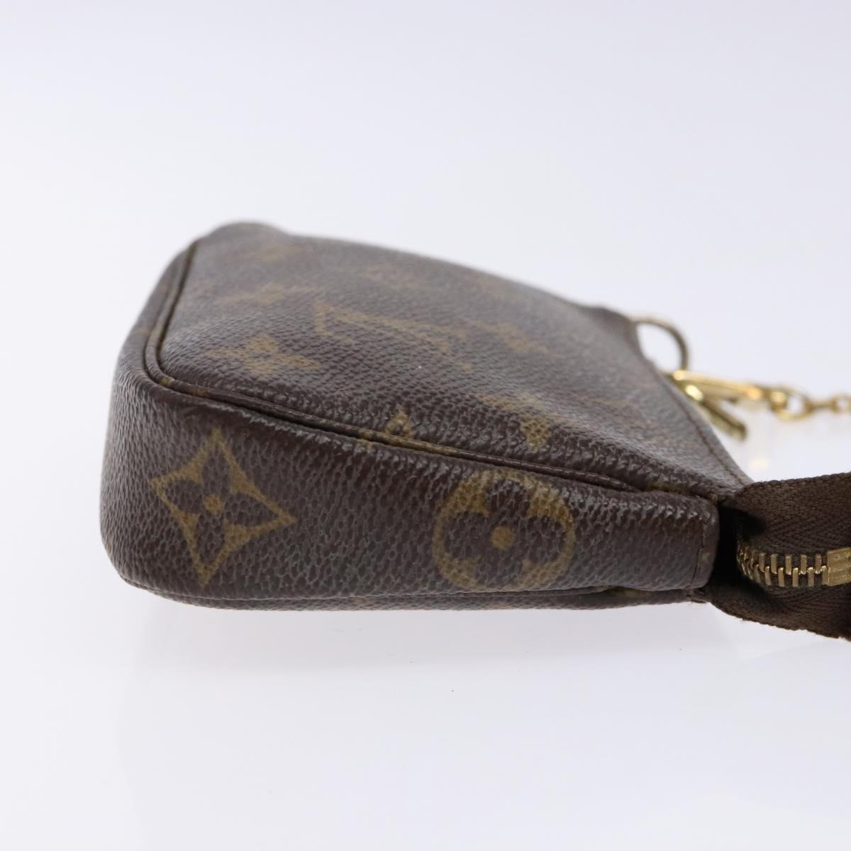 LOUIS VUITTON Monogram Mini Pochette Accessoires Pouch M58009 LV Auth 137805