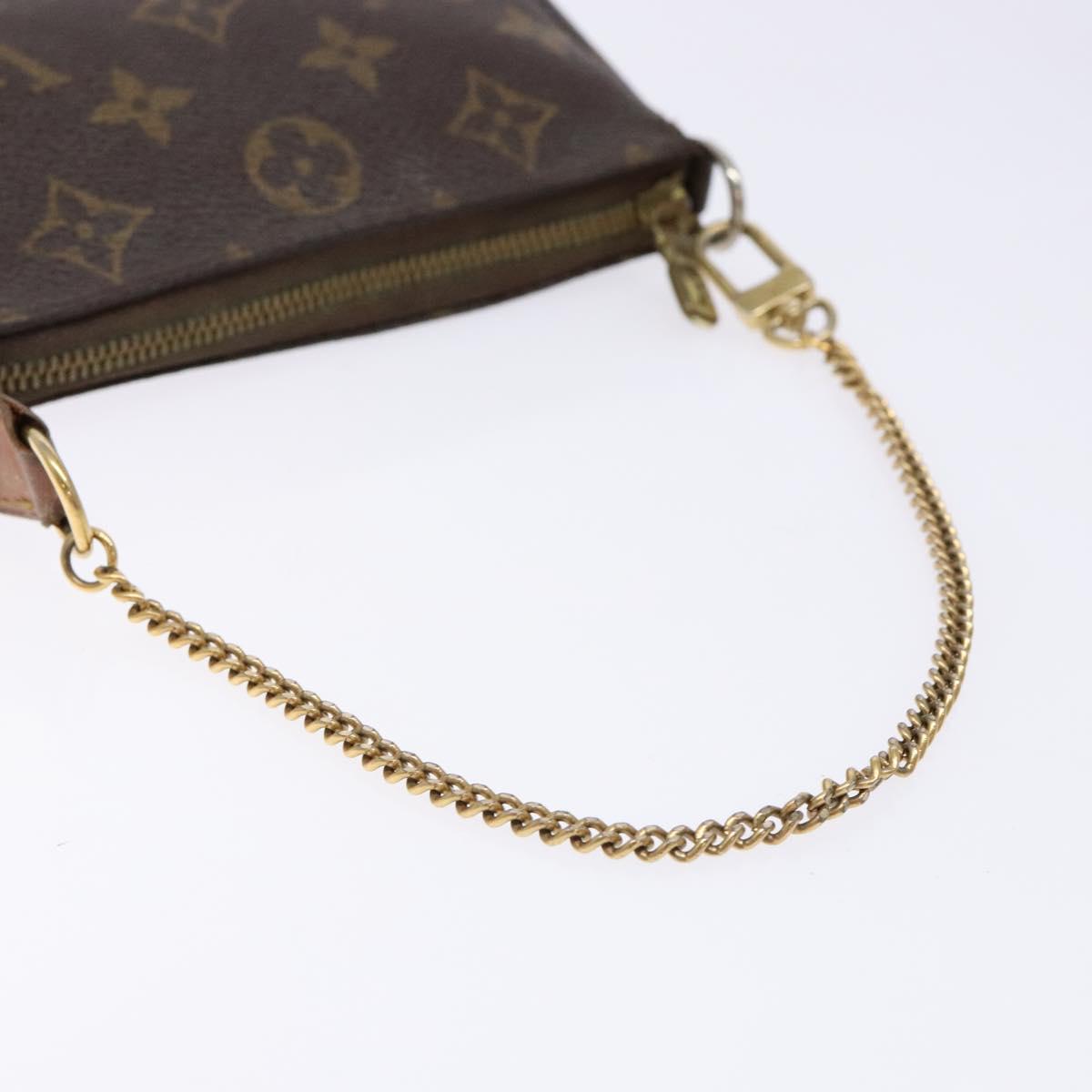 LOUIS VUITTON Monogram Mini Pochette Accessoires Pouch M58009 LV Auth 137805