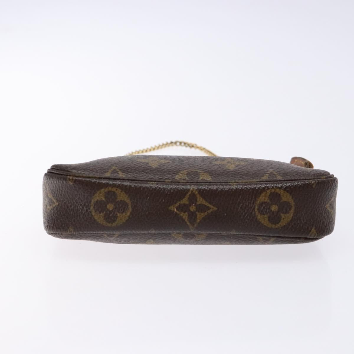 LOUIS VUITTON Monogram Mini Pochette Accessoires Pouch M58009 LV Auth 137805