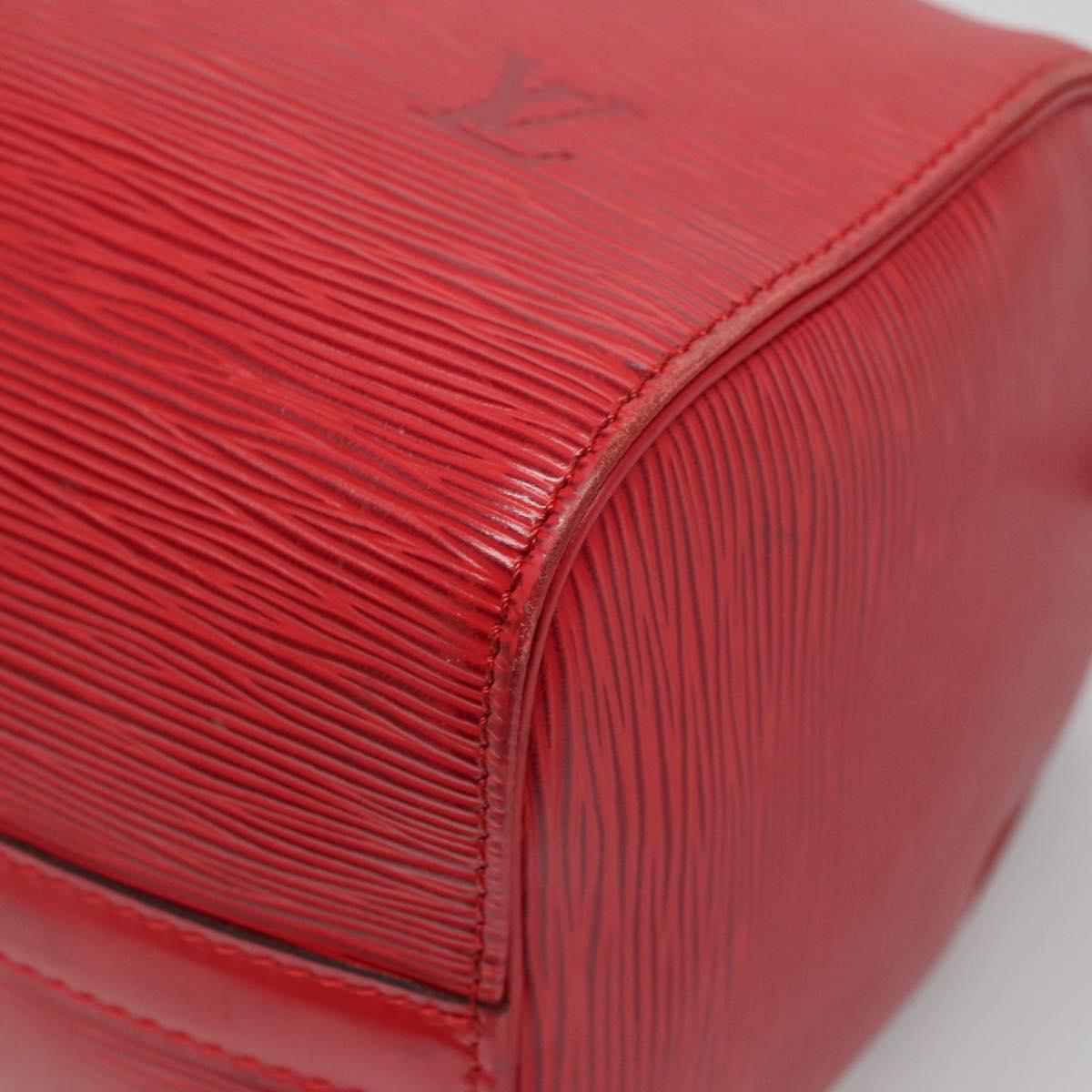 LOUIS VUITTON Epi Speedy 25 Hand Bag Castilian Red M43017 LV Auth 137822