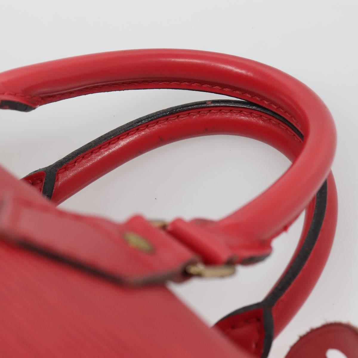 LOUIS VUITTON Epi Speedy 25 Hand Bag Castilian Red M43017 LV Auth 137822