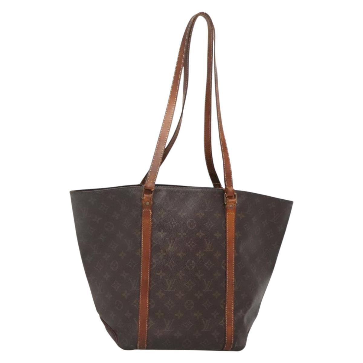 LOUIS VUITTON Monogram Sac Shopping Tote Bag M51108 LV Auth 137841