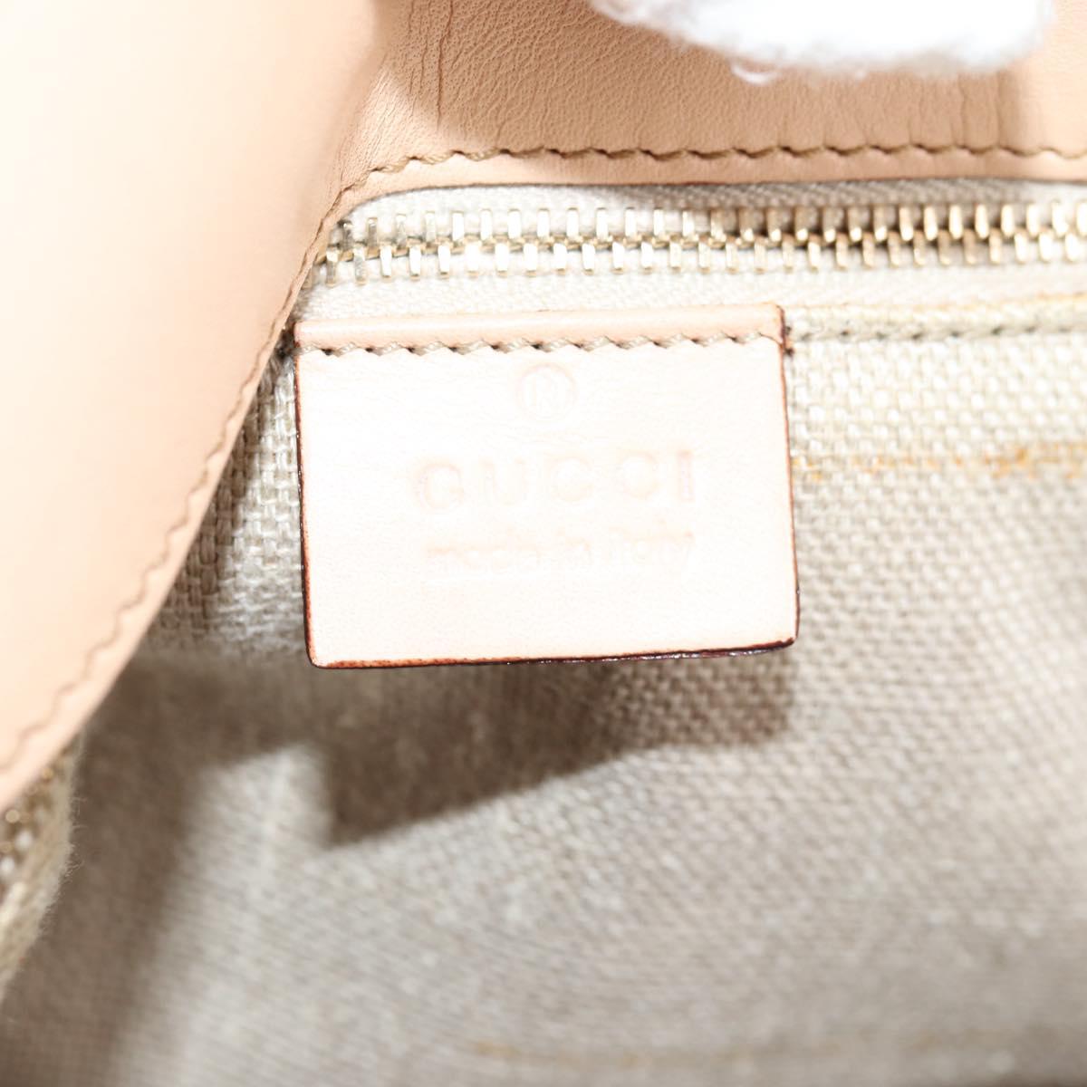 GUCCI Bamboo Flora Shoulder Bag Canvas Multicolor Gold 137395 Auth 137847A
