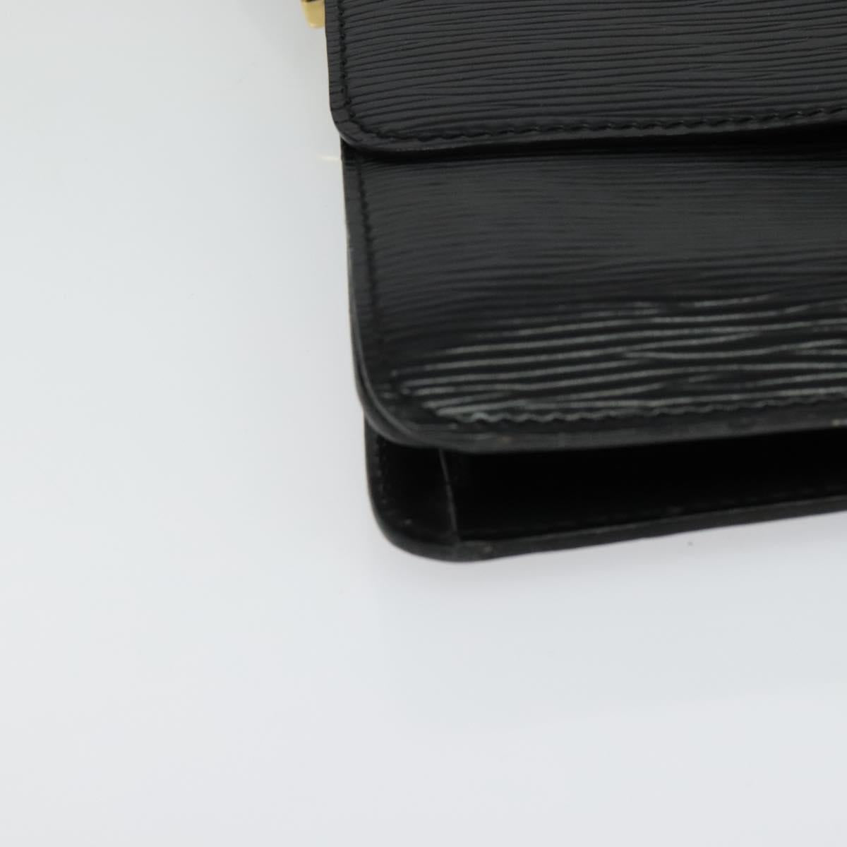 LOUIS VUITTON Epi Free Run Shoulder Bag Green Black M52414 LV Auth 137863