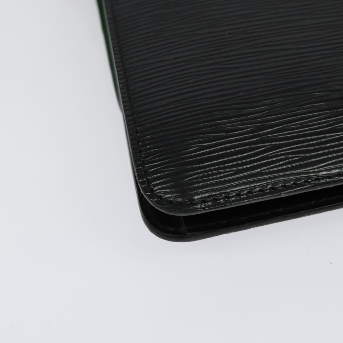 LOUIS VUITTON Epi Free Run Shoulder Bag Green Black M52414 LV Auth 137863