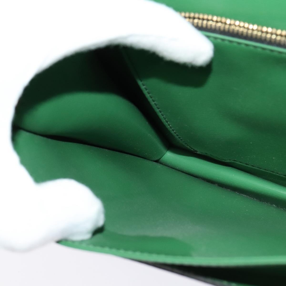 LOUIS VUITTON Epi Free Run Shoulder Bag Green Black M52414 LV Auth 137863