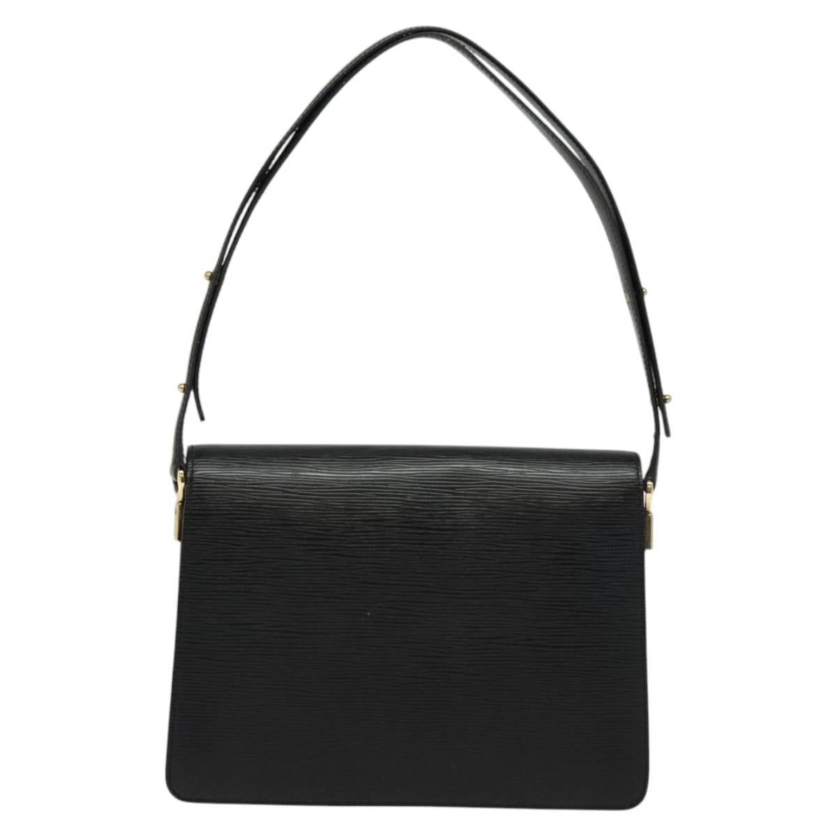 LOUIS VUITTON Epi Free Run Shoulder Bag Green Black M52414 LV Auth 137863