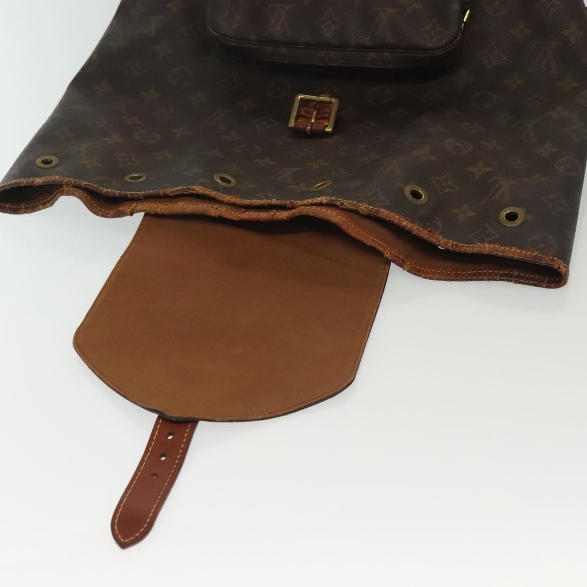 LOUIS VUITTON Monogram Montsouris GM Backpack M51135 LV Auth 137907
