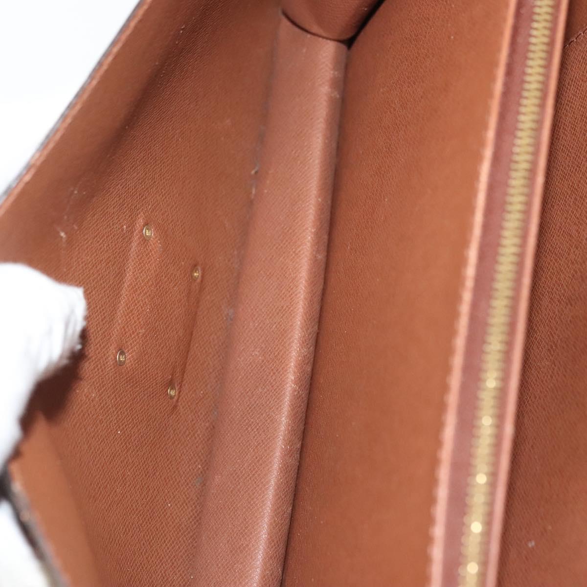 LOUIS VUITTON Epi Concorde Hand Bag Brown M52133 LV Auth 137918