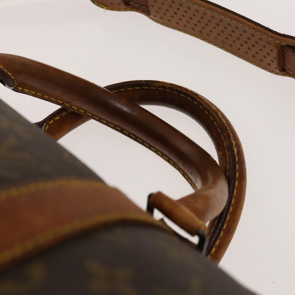 LOUIS VUITTON Monogram Keepall Bandouliere 50 Boston Bag M41416 LV Auth 137921