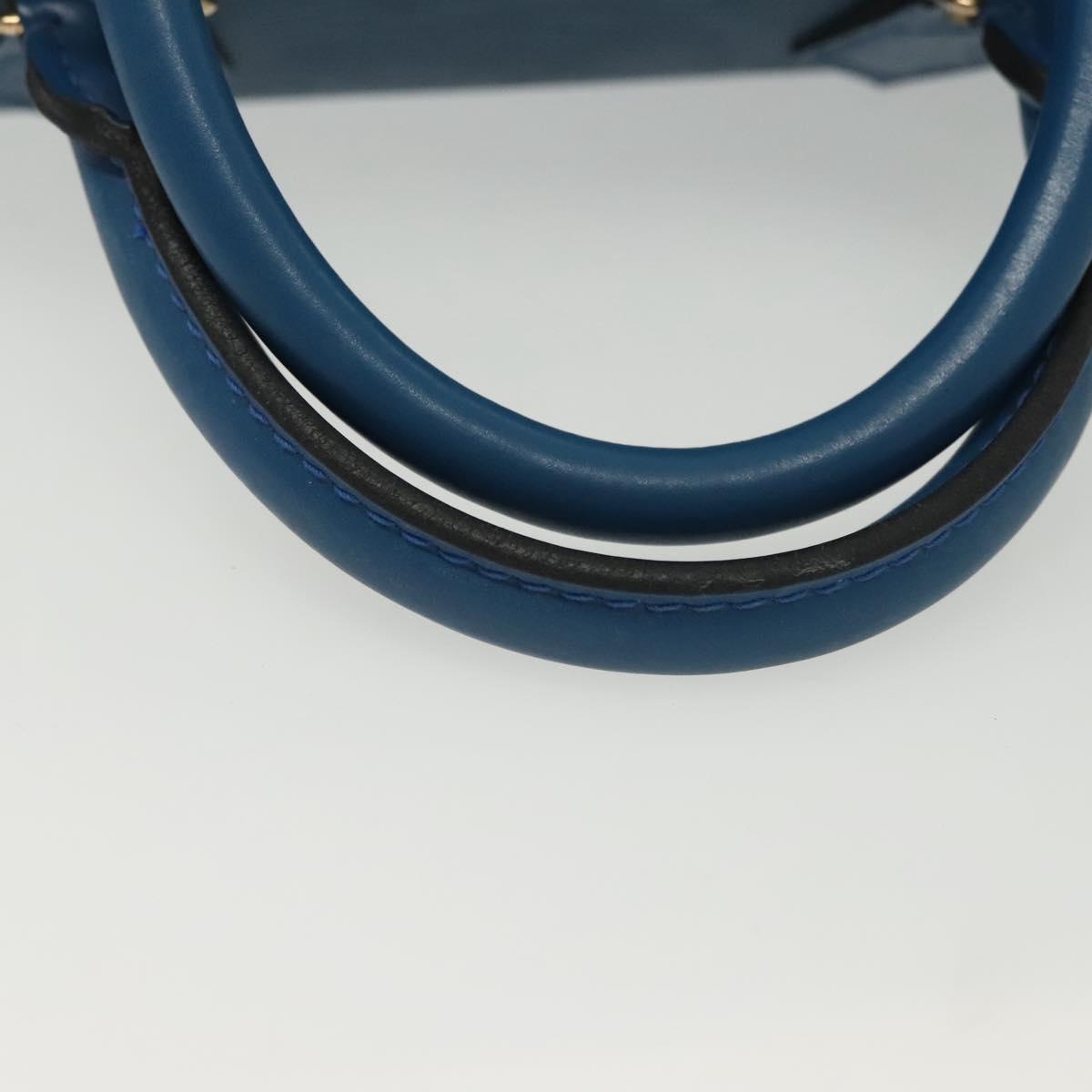 LOUIS VUITTON Epi Speedy 35 Hand Bag Toledo Blue M42995 LV Auth 137925