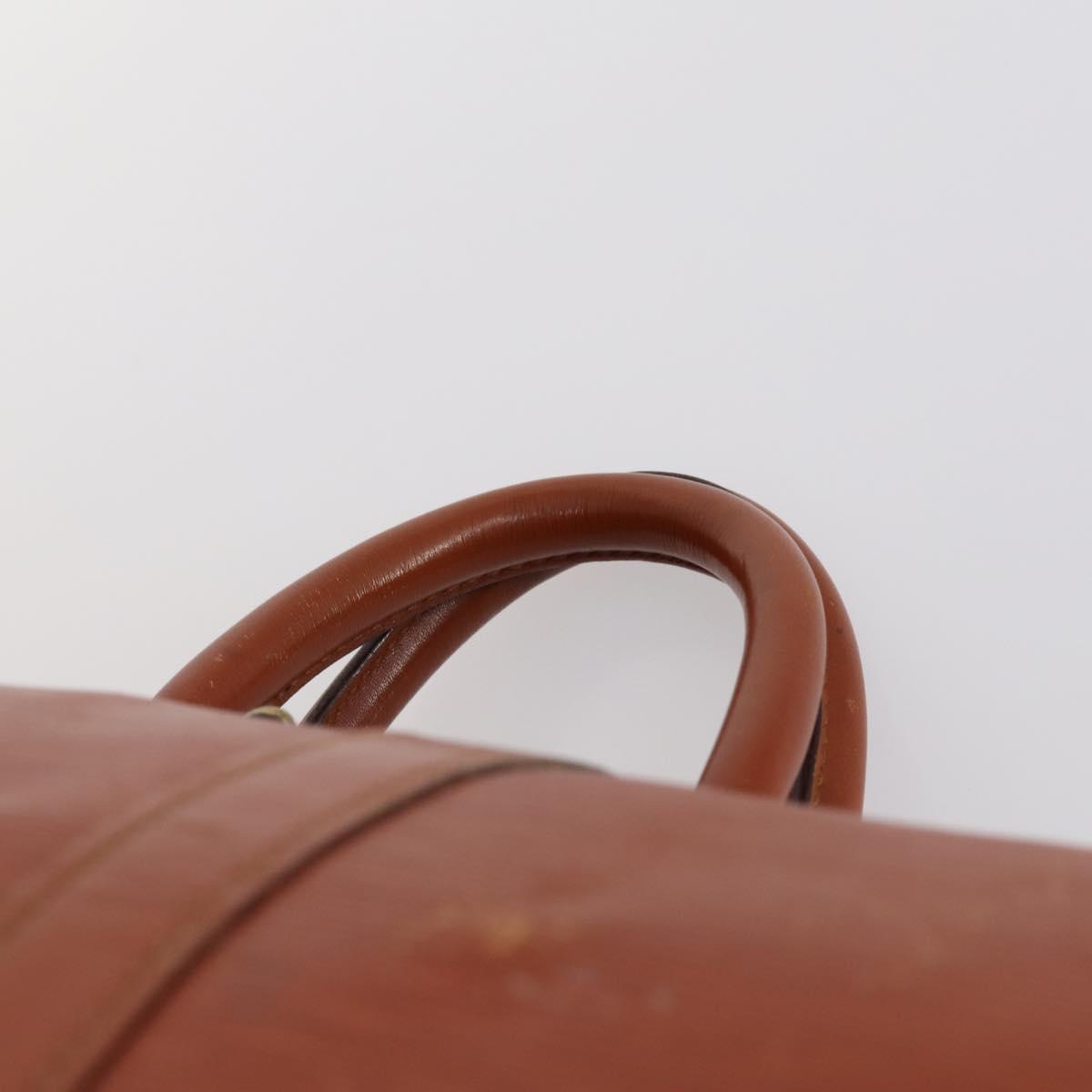 LOUIS VUITTON Epi Keepall 45 Boston Bag Vintage Brown M42978 LV Auth 137926