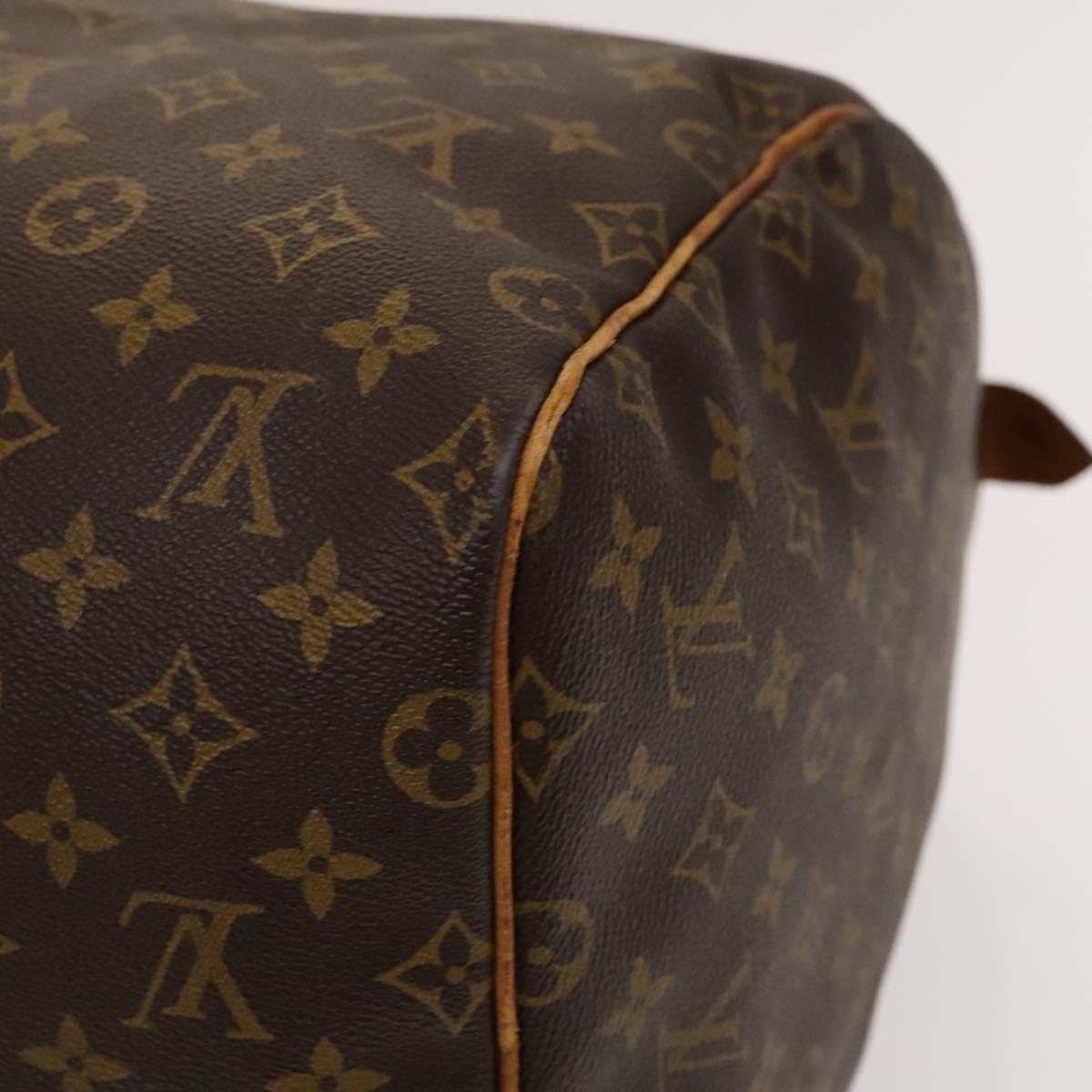 LOUIS VUITTON Monogram Keepall 55 Boston Bag M41424 LV Auth 137935