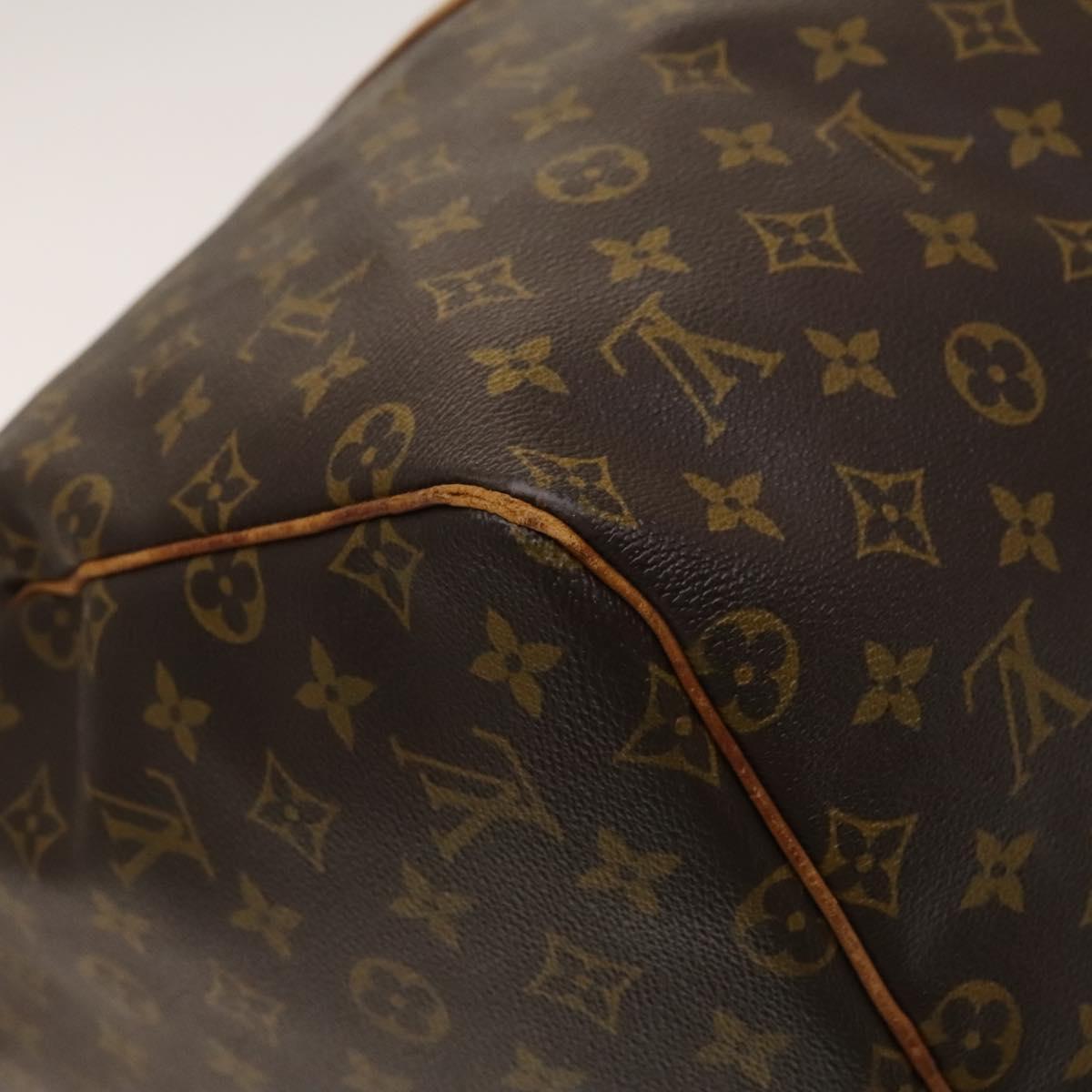LOUIS VUITTON Monogram Keepall 55 Boston Bag M41424 LV Auth 137935