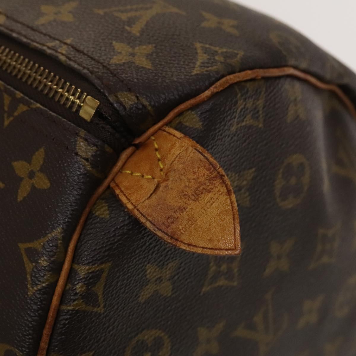 LOUIS VUITTON Monogram Keepall 55 Boston Bag M41424 LV Auth 137935