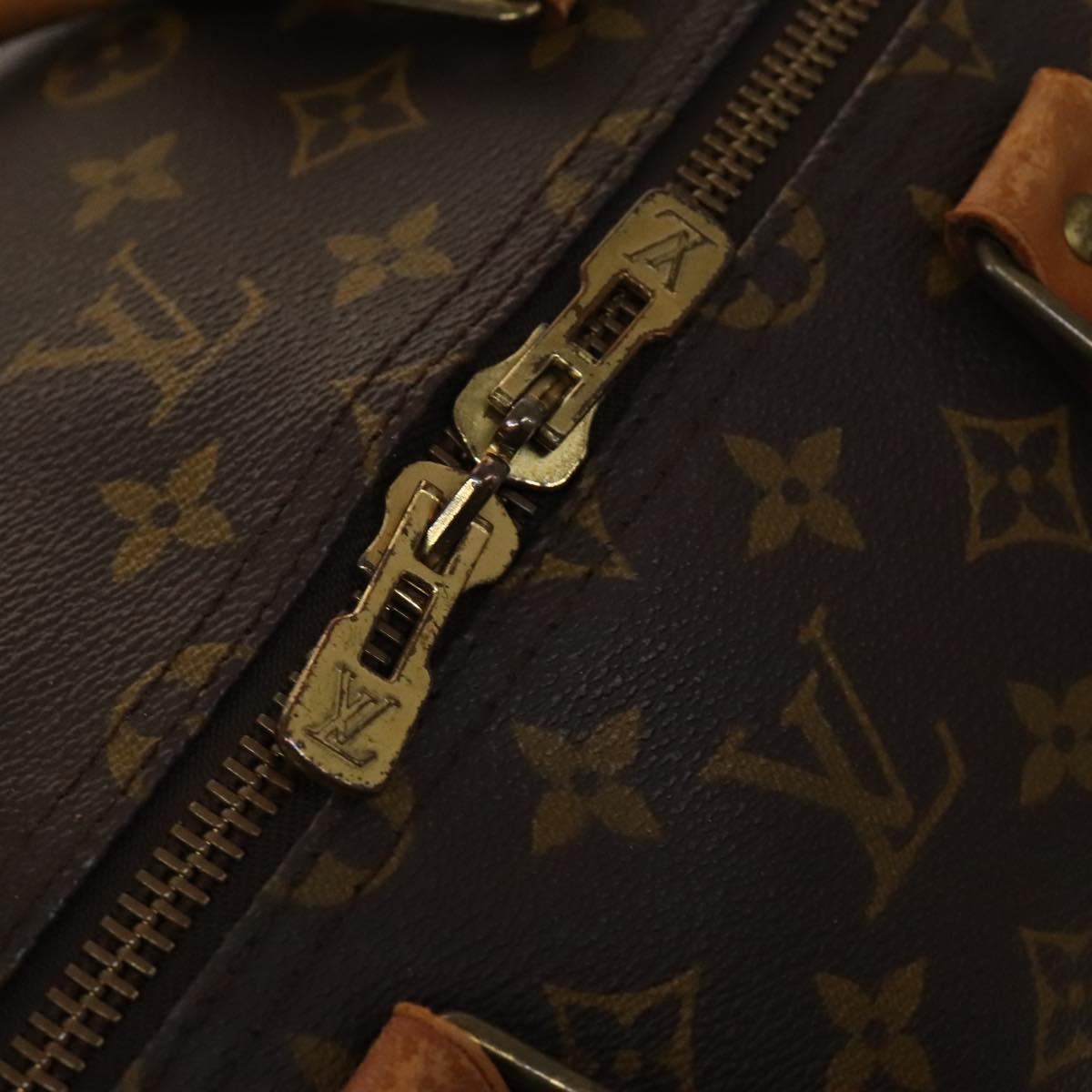 LOUIS VUITTON Monogram Keepall 55 Boston Bag M41424 LV Auth 137935