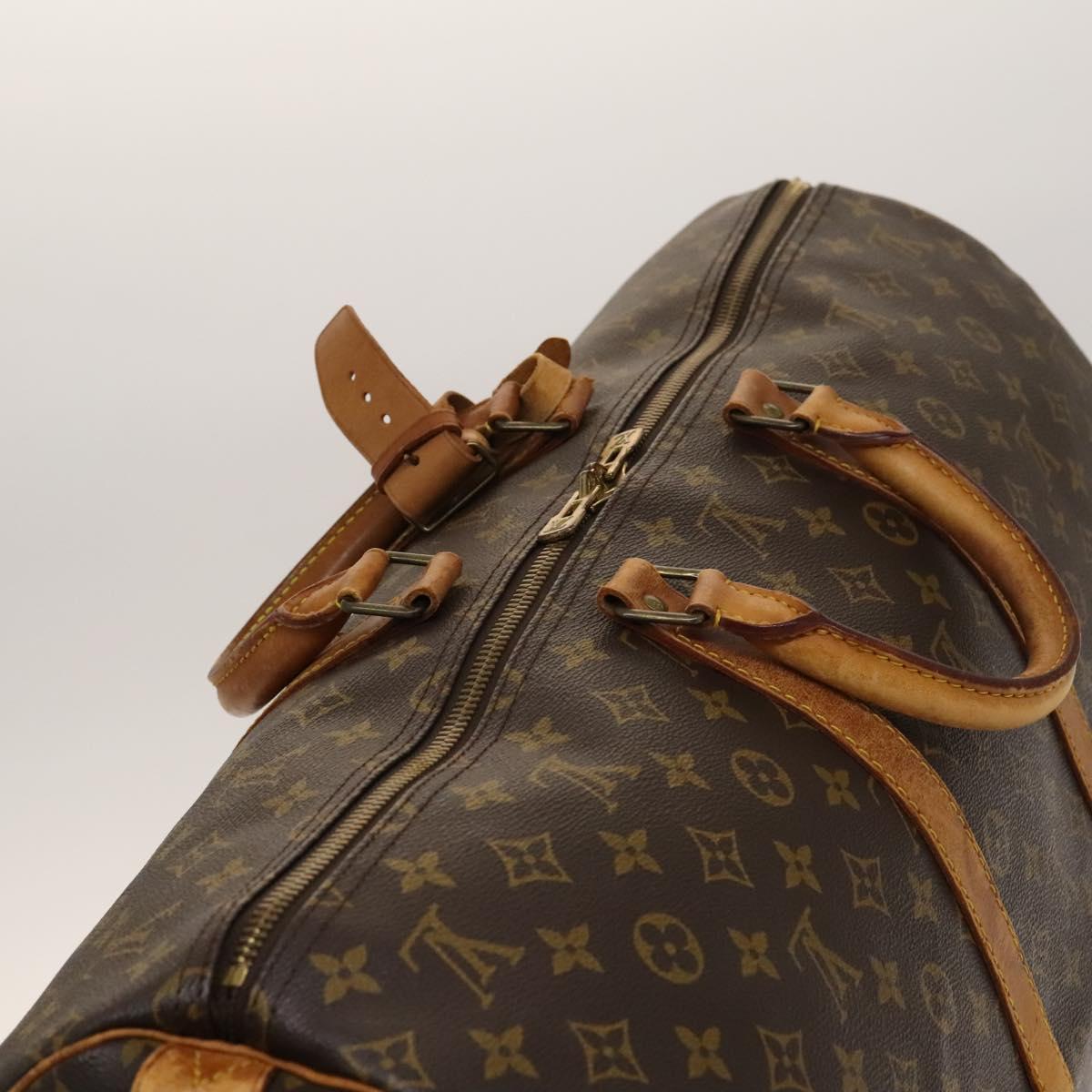 LOUIS VUITTON Monogram Keepall 55 Boston Bag M41424 LV Auth 137935