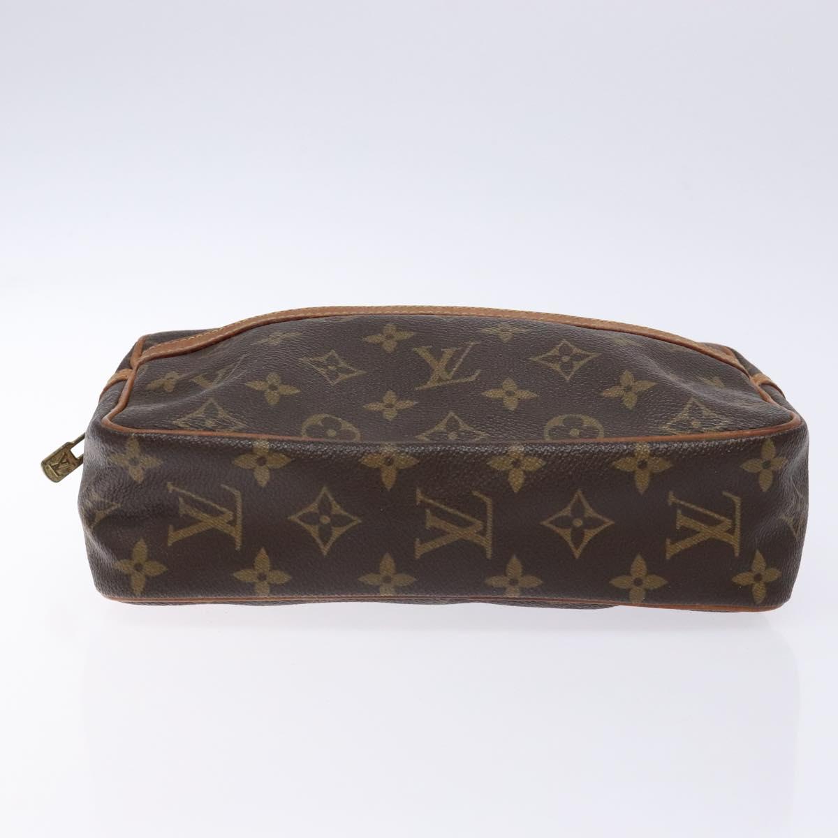 LOUIS VUITTON Monogram Compiegne 23 Clutch Bag M51847 LV Auth 137961