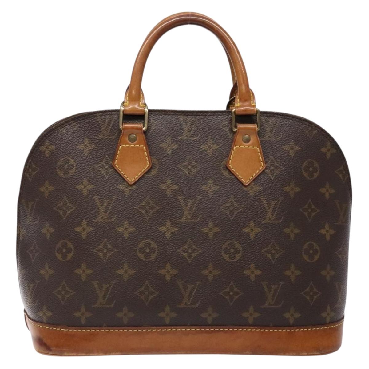 LOUIS VUITTON Monogram Alma Hand Bag M51130 LV Auth 137963