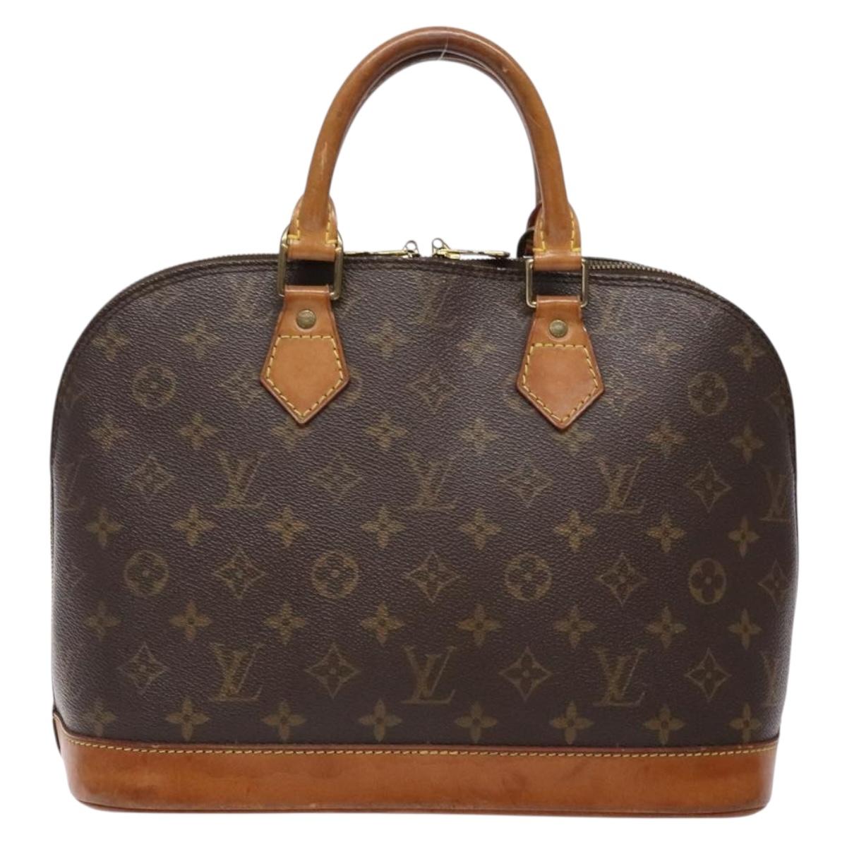 LOUIS VUITTON Monogram Alma Hand Bag M51130 LV Auth 137963