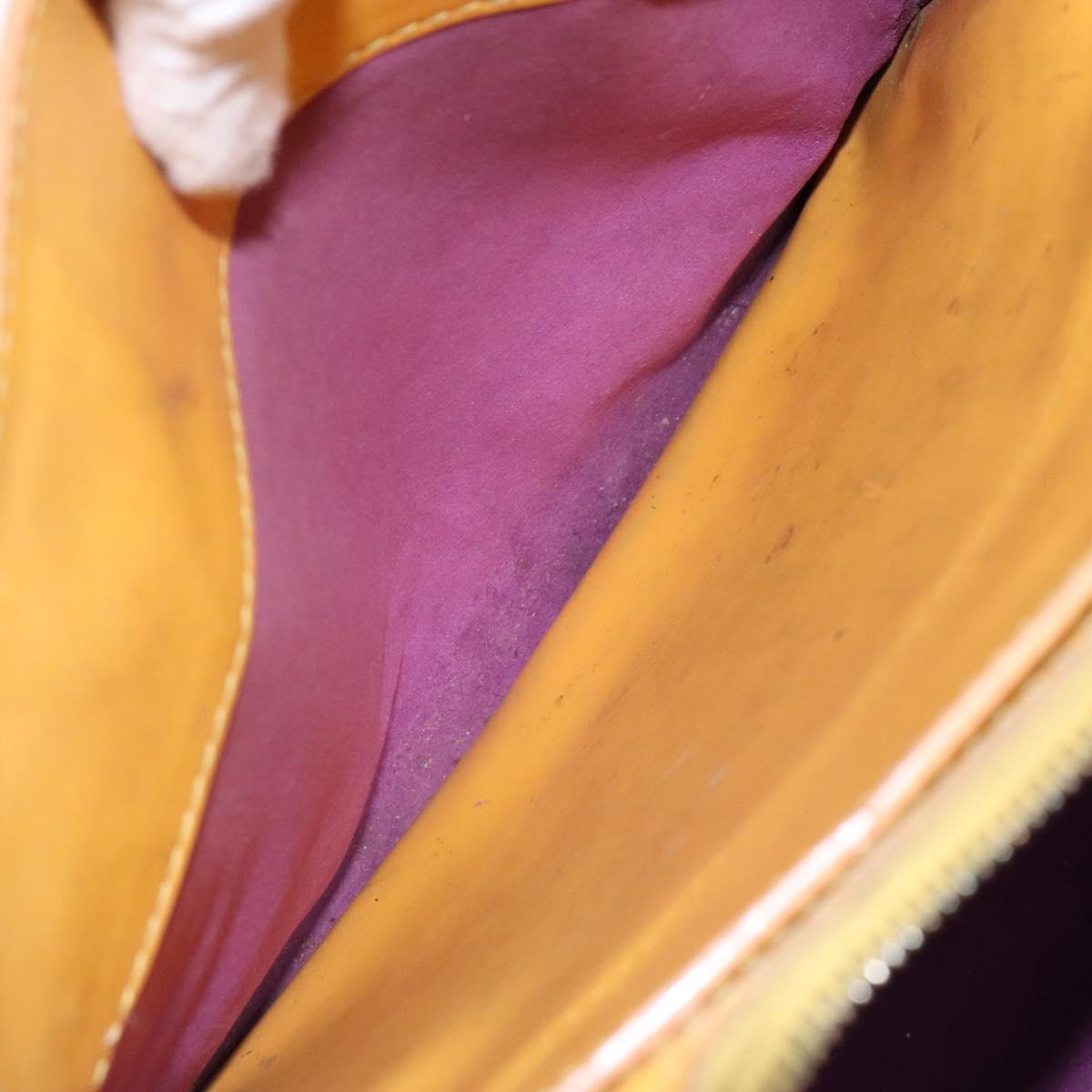 LOUIS VUITTON Epi Triana Hand Bag Yellow LV Auth 137977