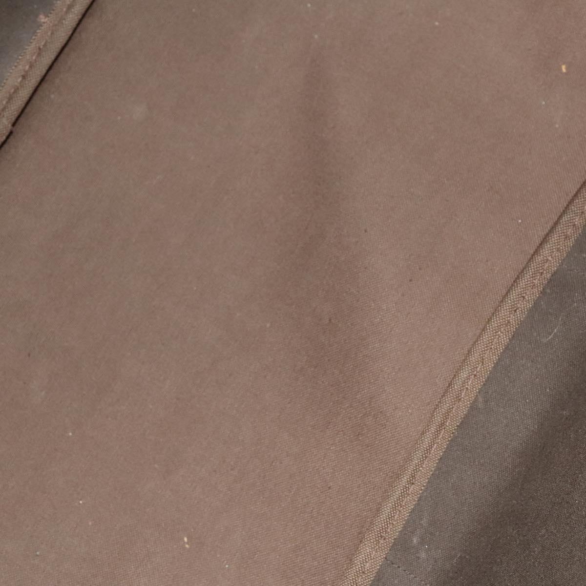 Burberrys Nova Check Boston Bag PVC Beige Gold Auth 137994
