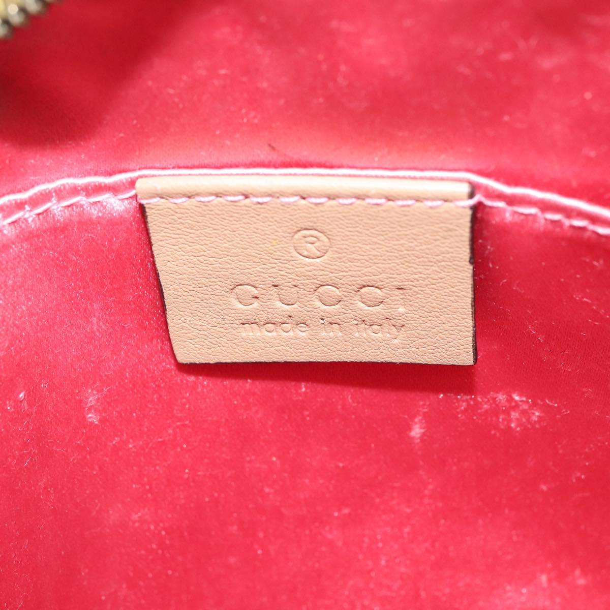 GUCCI GG Marmont Small Camera bag Chain Bag Leather Gold 447632 Auth 138001