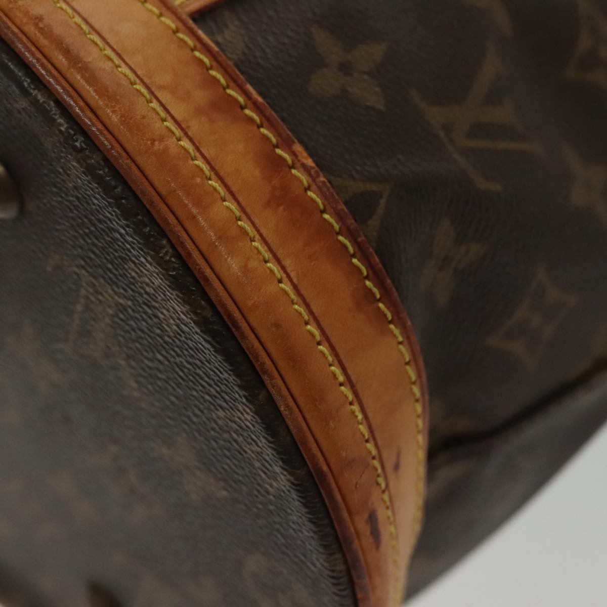 LOUIS VUITTON Monogram Bucket GM Shoulder Bag M42236 LV Auth 138021