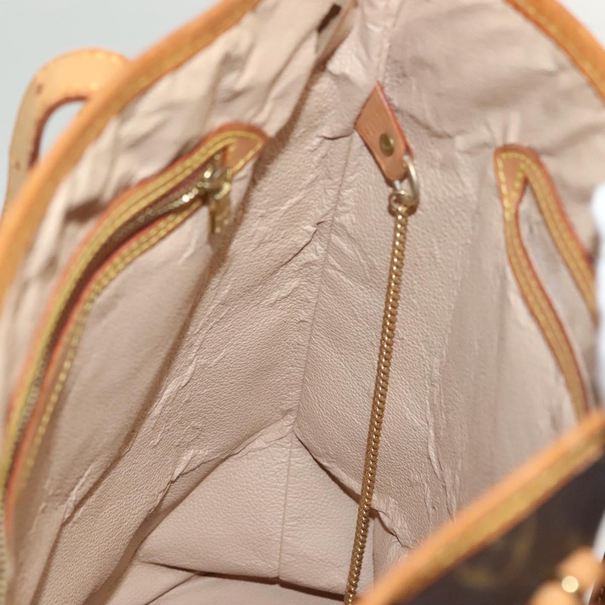 LOUIS VUITTON Monogram Bucket GM Shoulder Bag M42236 LV Auth 138021