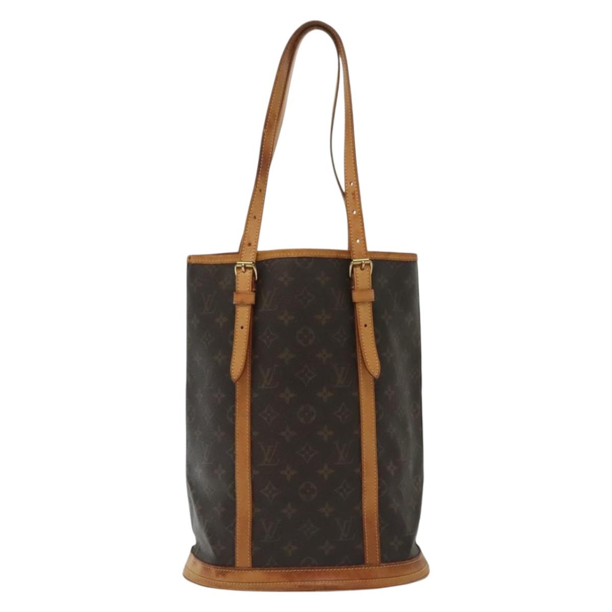 LOUIS VUITTON Monogram Bucket GM Shoulder Bag M42236 LV Auth 138021