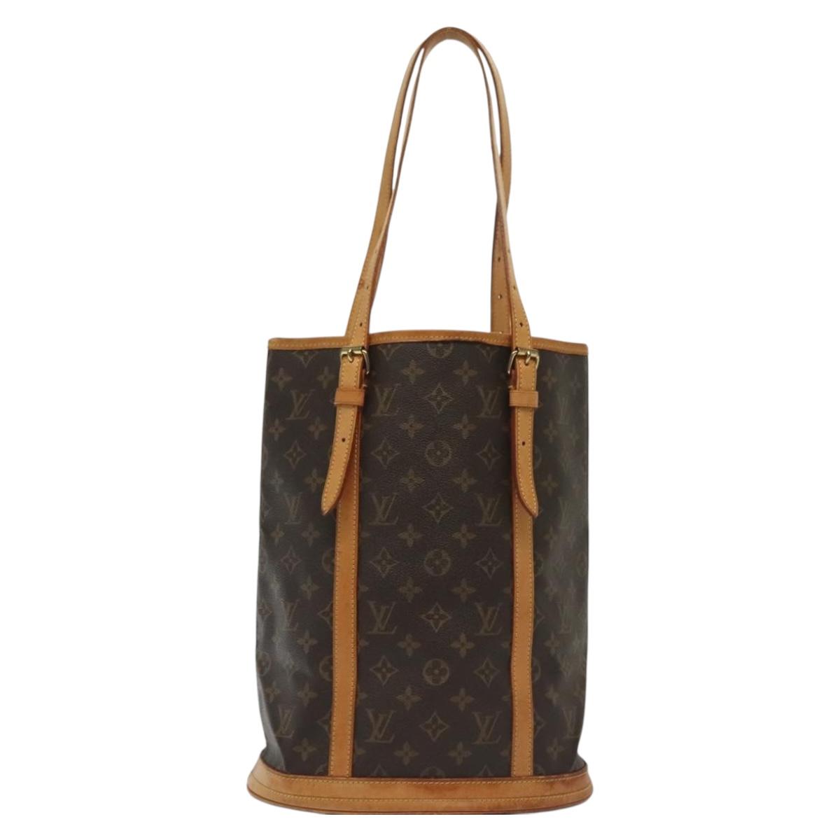 LOUIS VUITTON Monogram Bucket GM Shoulder Bag M42236 LV Auth 138021