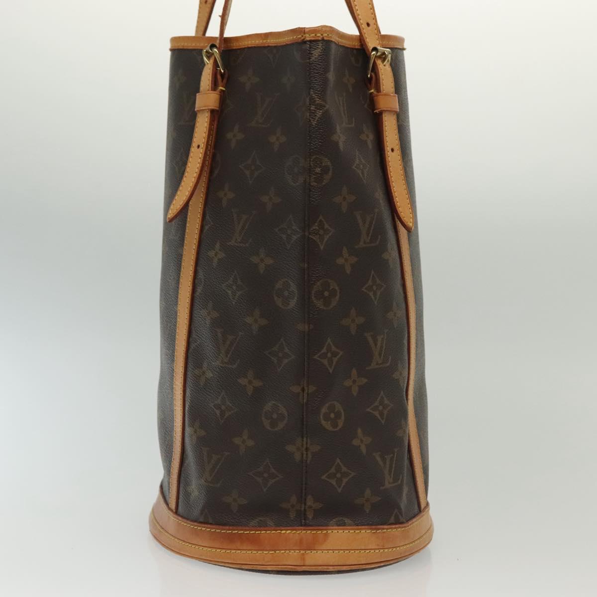 LOUIS VUITTON Monogram Bucket GM Shoulder Bag M42236 LV Auth 138021