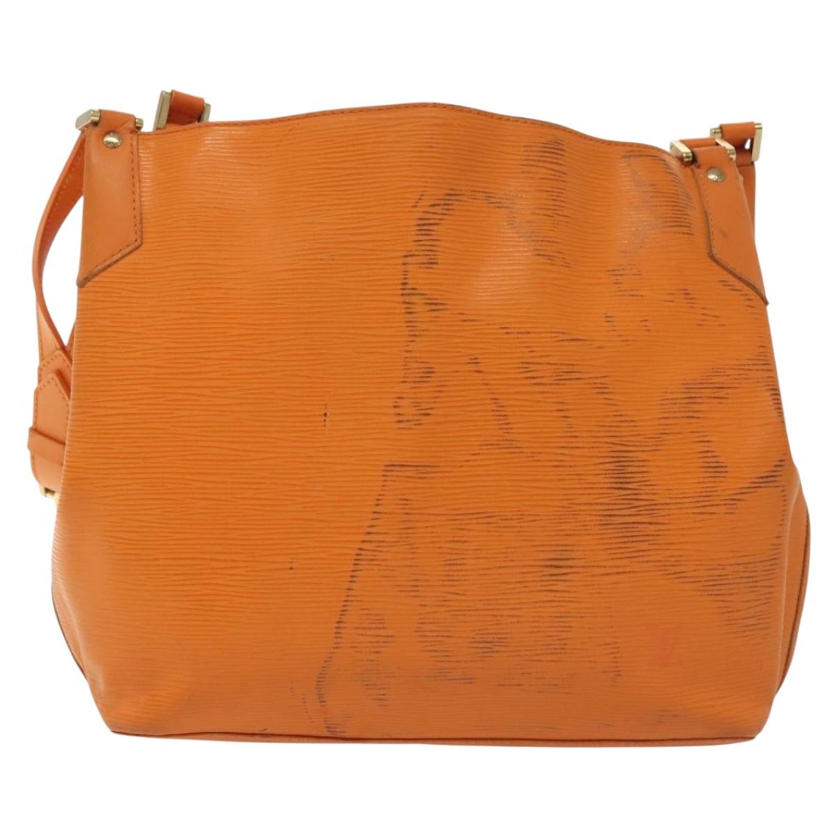 LOUIS VUITTON Epi Mandala MM Shoulder Bag Orange Mandarin M5889H LV Auth 138033