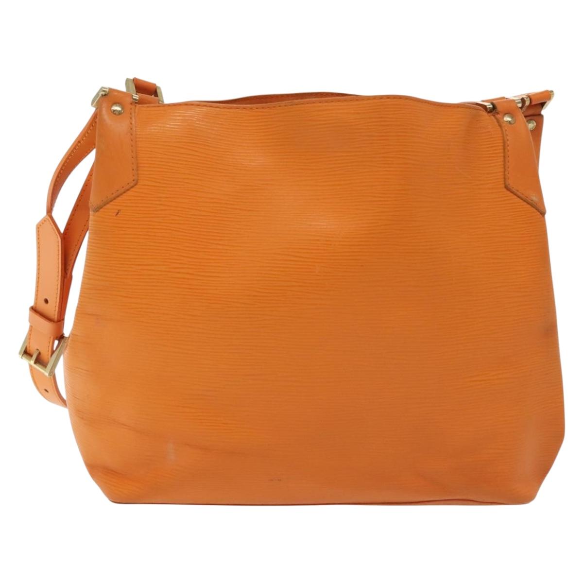 LOUIS VUITTON Epi Mandala MM Shoulder Bag Orange Mandarin M5889H LV Auth 138033