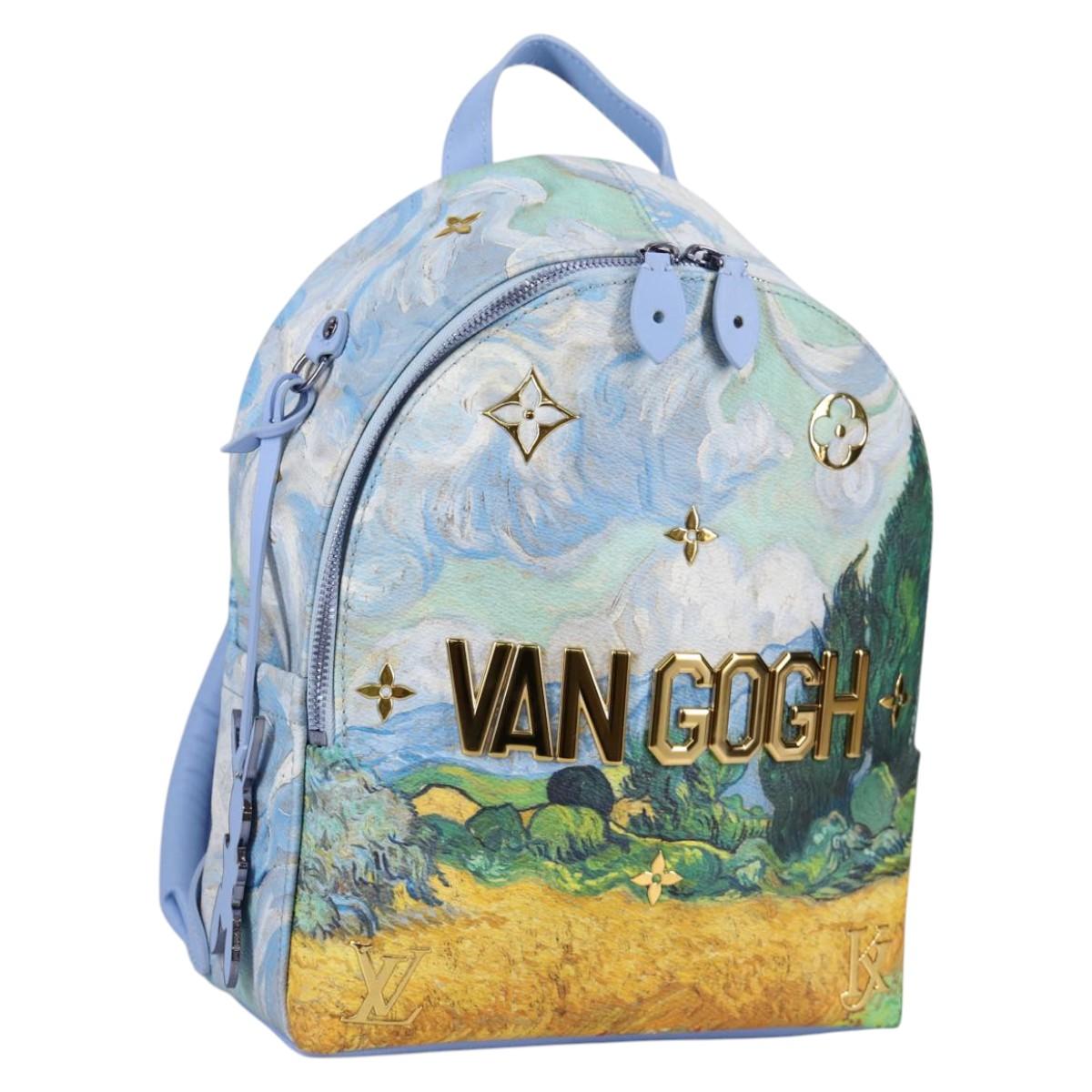 LOUIS VUITTON Masters Collection Van Gogh Palm Springs Blue M43374 Auth 138037SA
