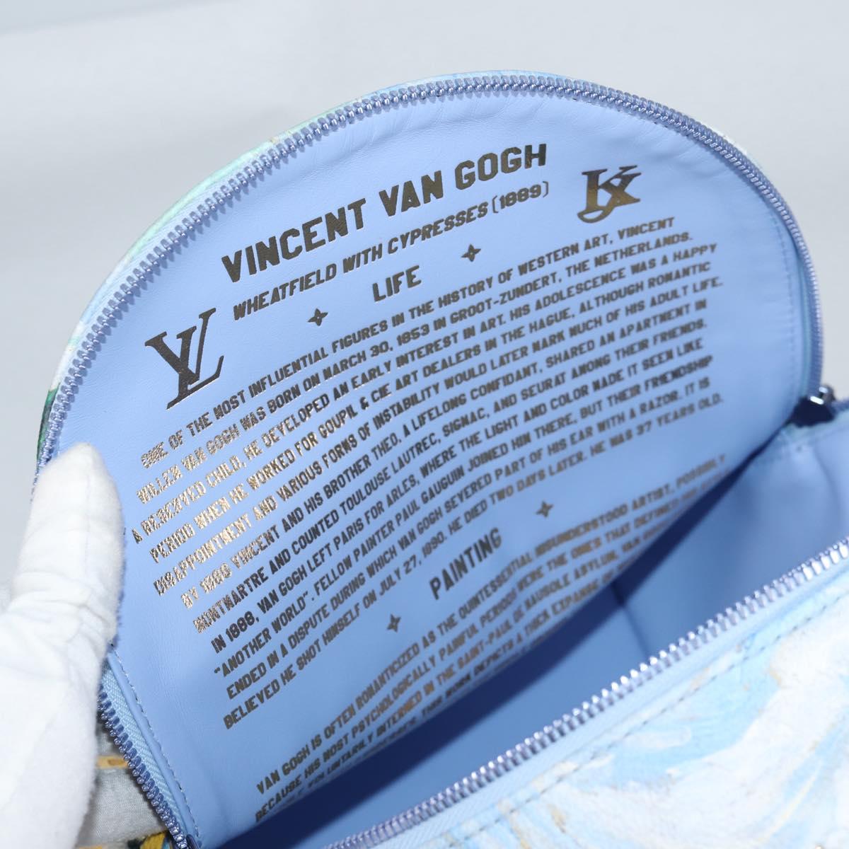 LOUIS VUITTON Masters Collection Van Gogh Palm Springs Blue M43374 Auth 138037SA