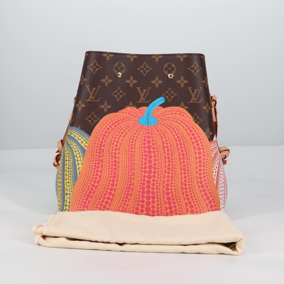 LOUIS VUITTON Monogram Pumpkin Neo Noe MM Shoulder Bag M46473 LV Auth 138038SA