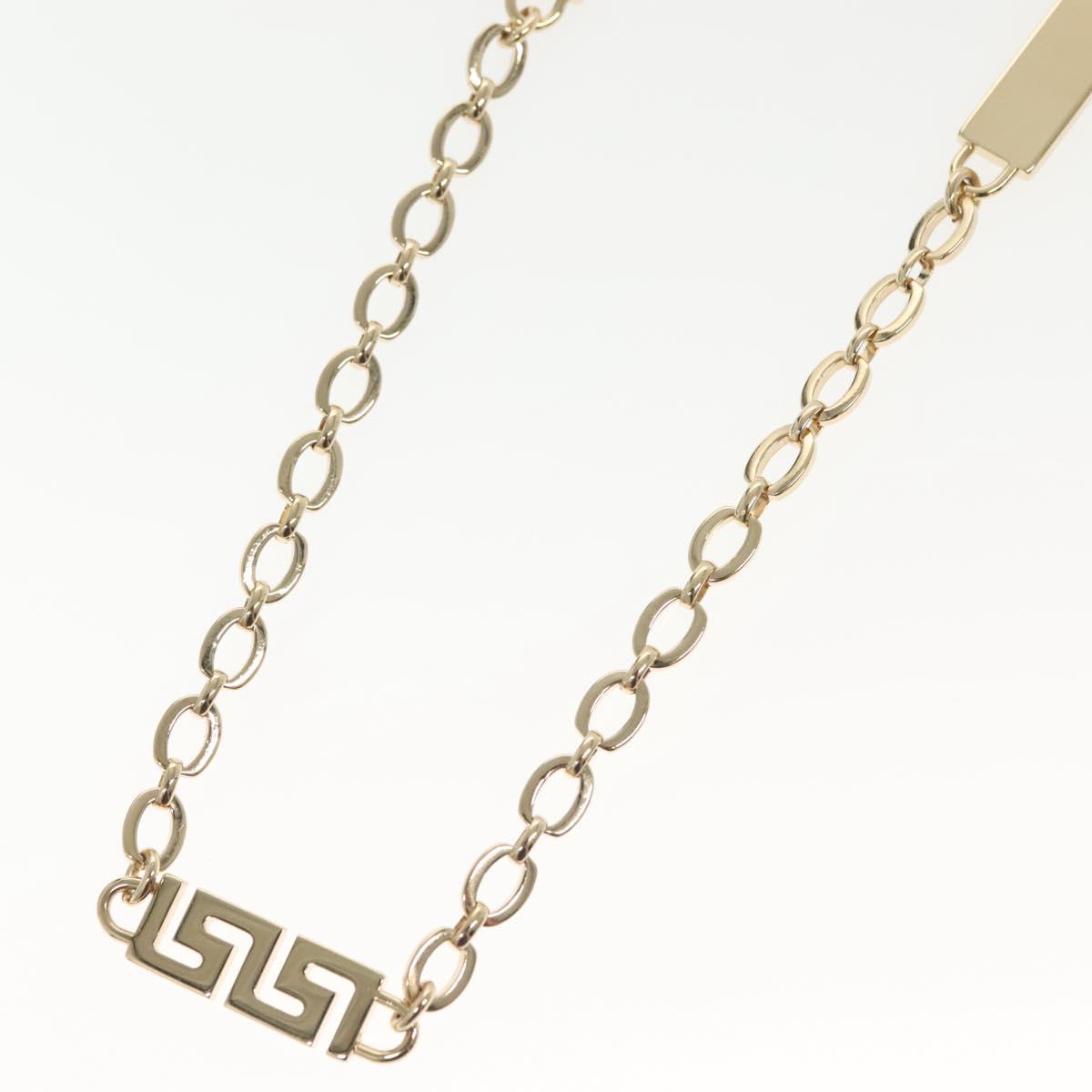 VERSACE Necklace metal Gold Auth 138043