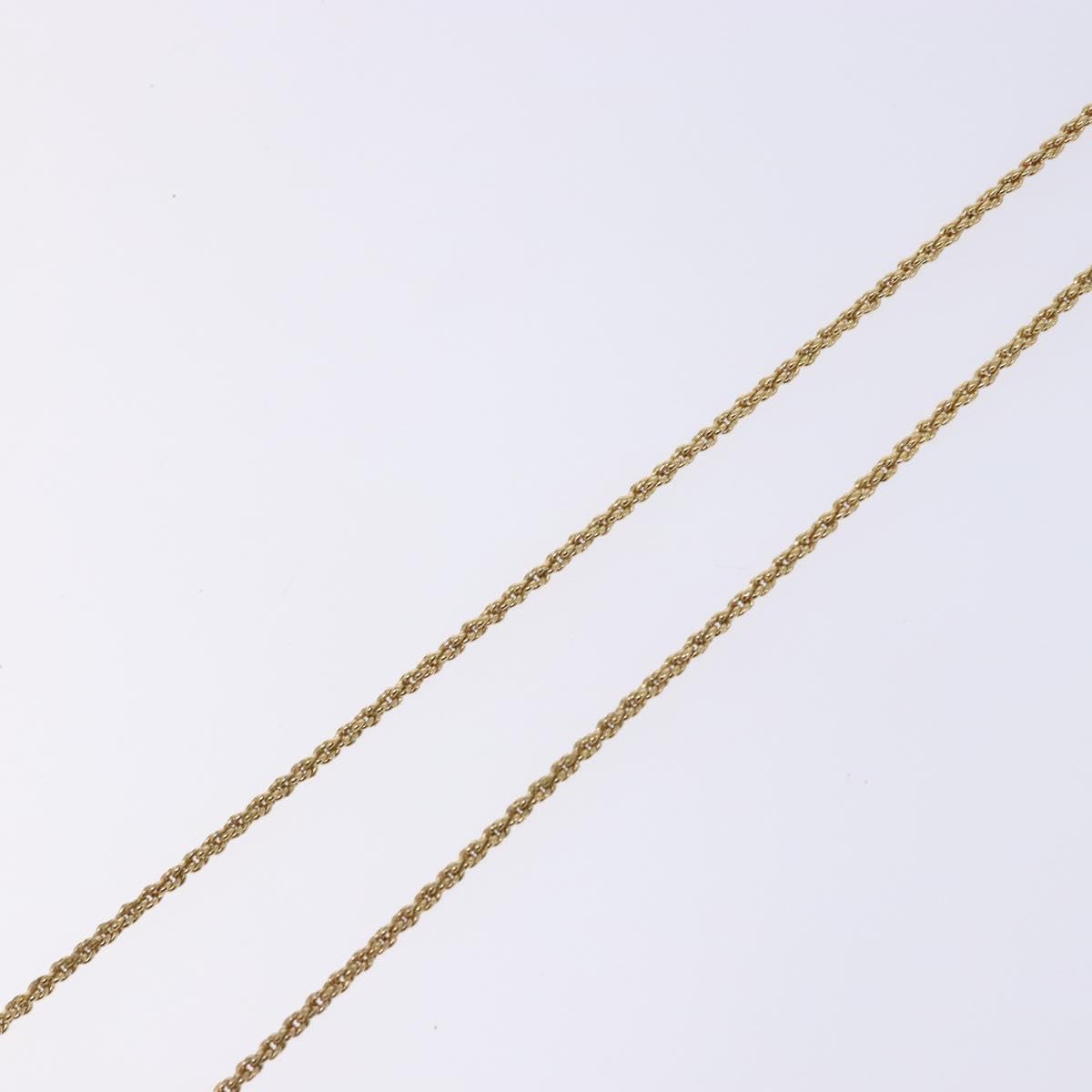 Christian Dior Necklace metal Gold Auth 138046