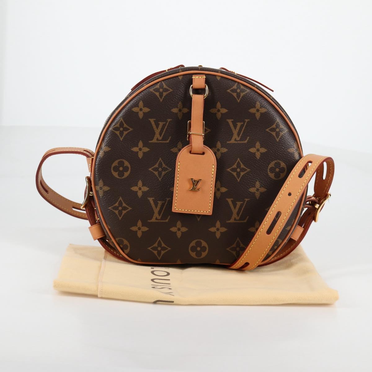 LOUIS VUITTON Monogram Bouatt Chapeau Souple MM Shoulder Bag M45647 Auth 138068M