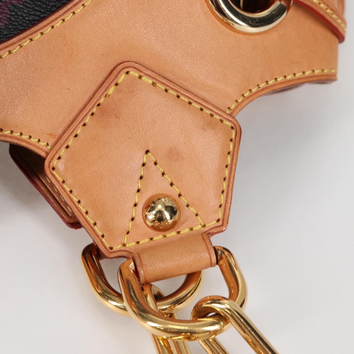 LOUIS VUITTON Monogram Multicolor Ursula Tote Bag Black M40124 LV Auth 138074V