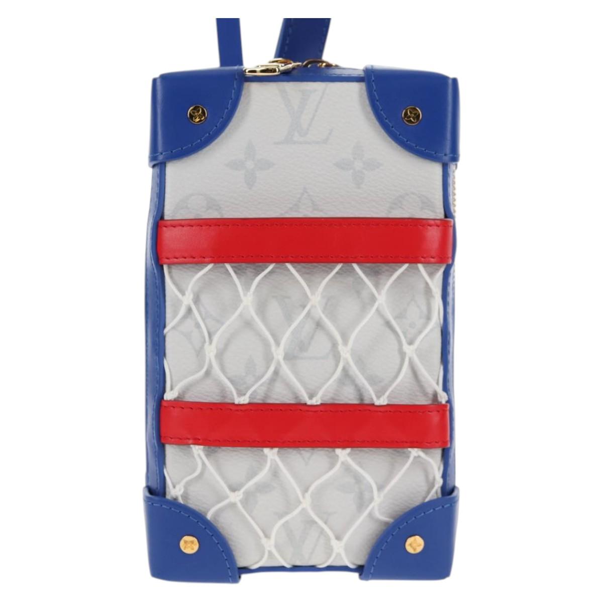 LOUIS VUITTON White LV X NBA Soft Trunk Phone Box Bag M80101 LV Auth 138078SAM
