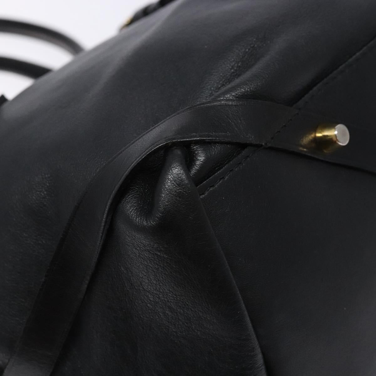 BURBERRY Nova Check Tote Bag Leather Beige Gold Auth 138125