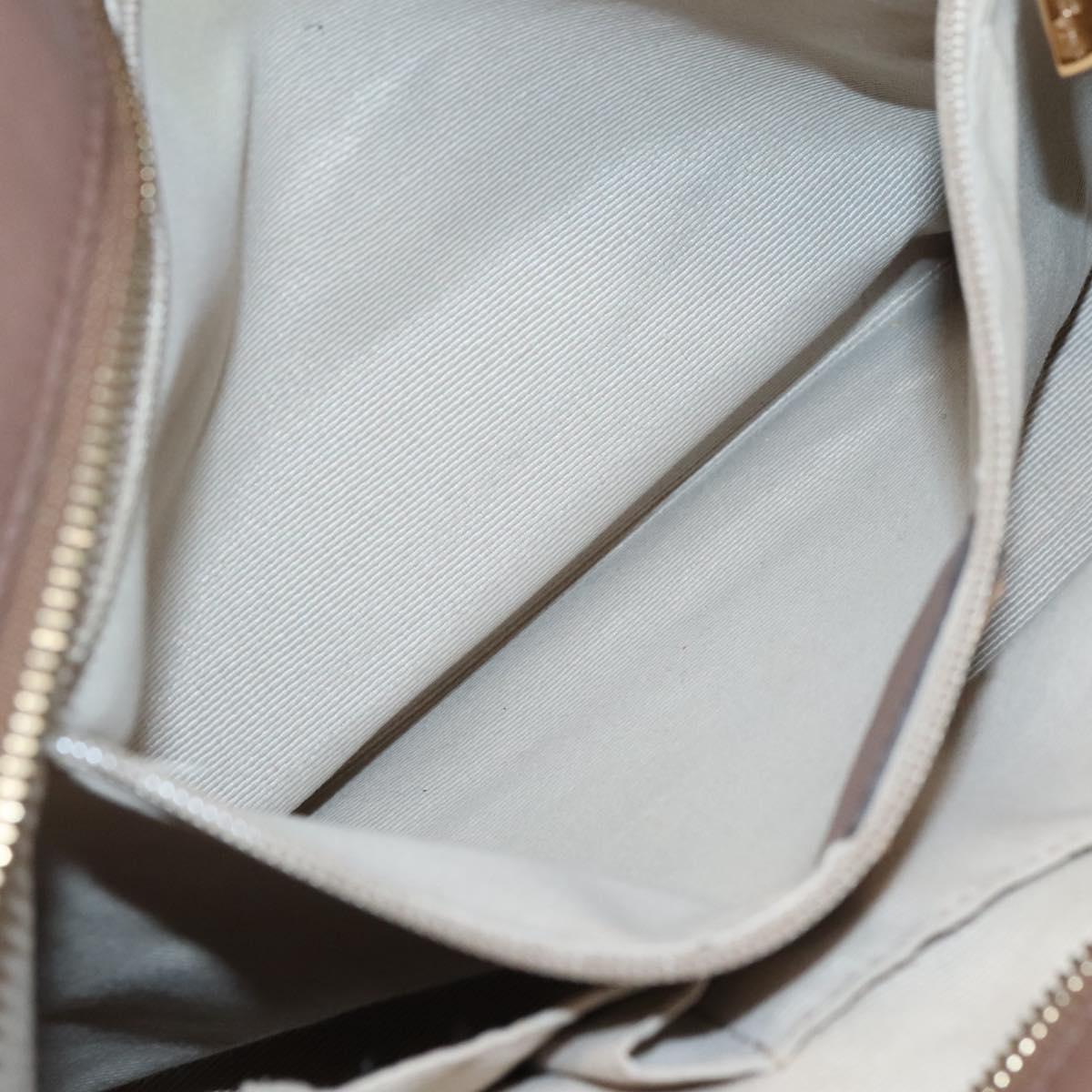 Salvatore Ferragamo Gancini Tote Bag Nylon Multicolor Gold Auth 138208