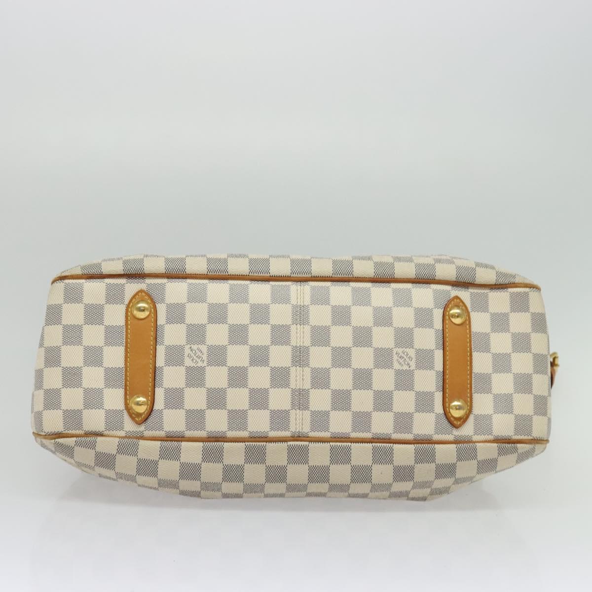 LOUIS VUITTON Damier Azur Syracuse GM Shoulder Bag N41111 LV Auth 138233