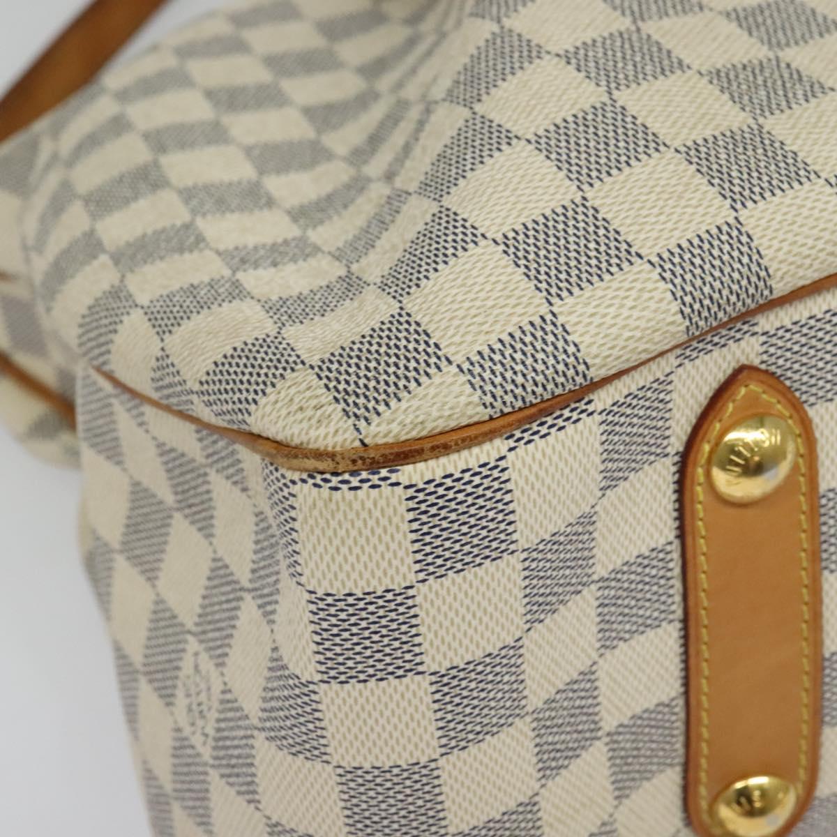 LOUIS VUITTON Damier Azur Syracuse GM Shoulder Bag N41111 LV Auth 138233