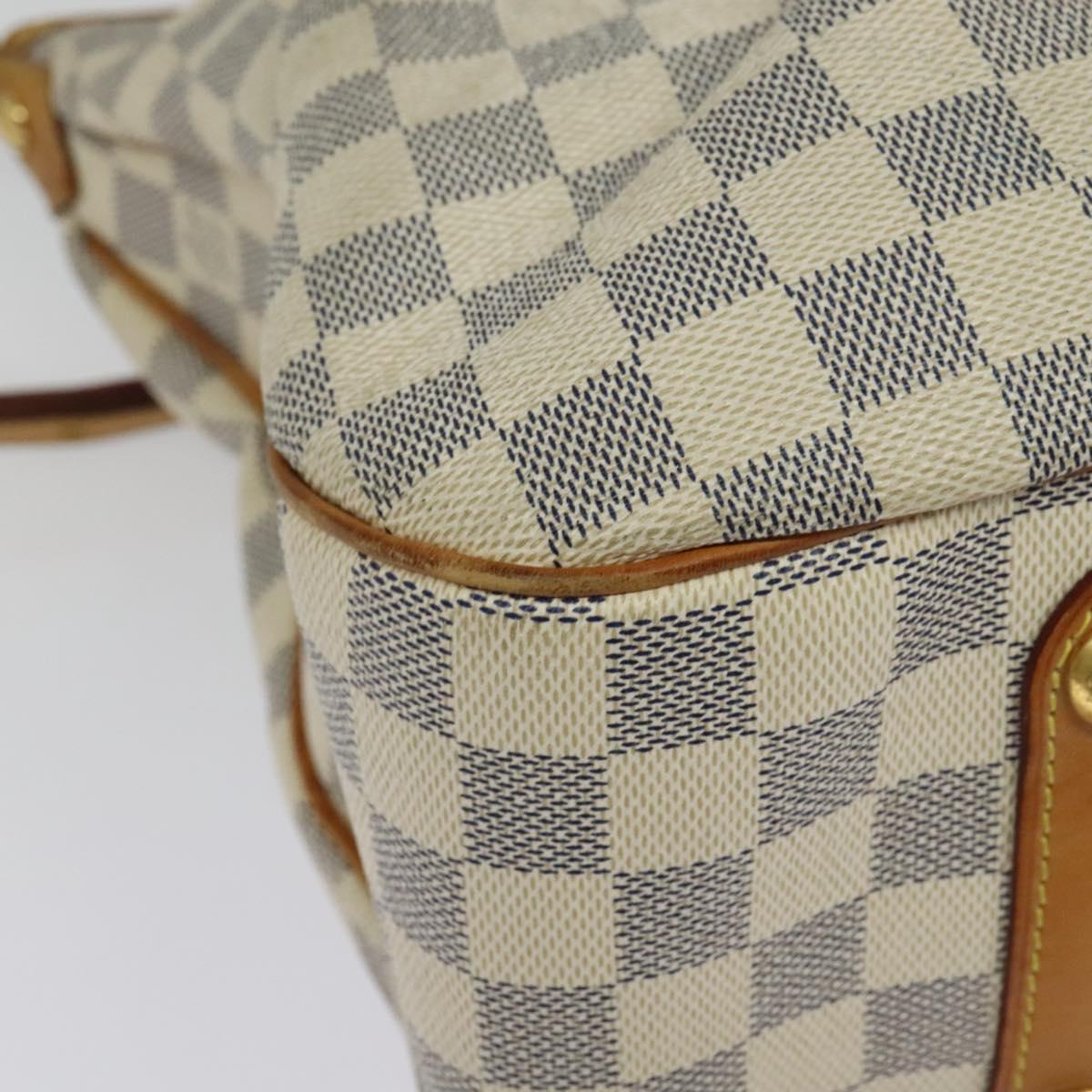 LOUIS VUITTON Damier Azur Syracuse GM Shoulder Bag N41111 LV Auth 138233